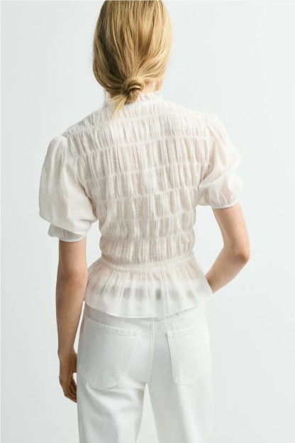 camisa therese ese o ese mujer blanca