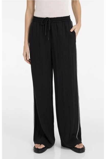 pantalon negro costura lateral yaya mujer 2