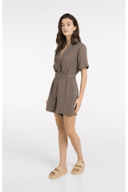 mono corto marron yaya mujer