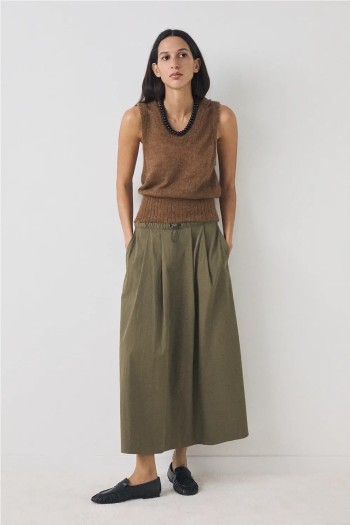 Falda Giulia en verde Ese o ese