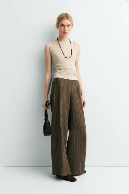top kairos ese o ese mujer negro y beige
