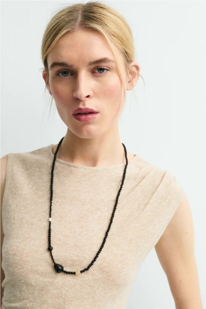 top kairos ese o ese mujer negro y beige 2