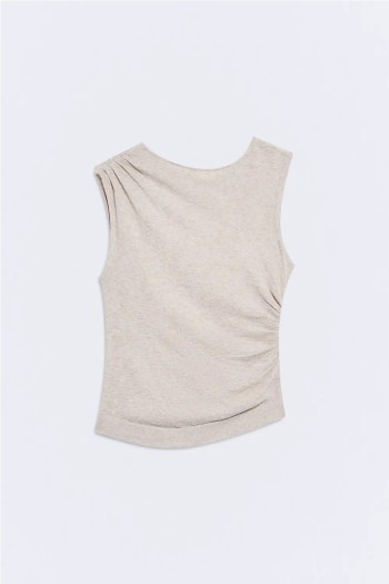 top kairos ese o ese mujer negro y beige