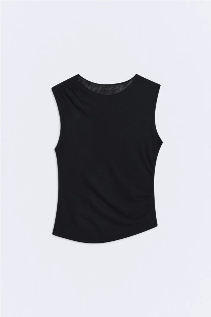 top kairos ese o ese mujer negro y beige