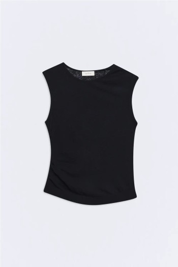 top kairos ese o ese mujer negro y beige