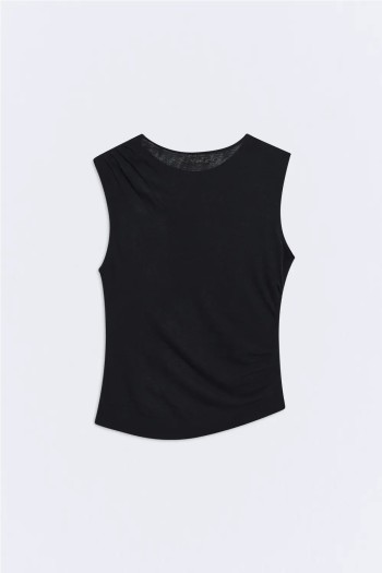 top kairos ese o ese mujer negro y beige