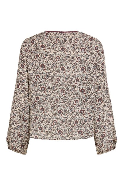 camisa flores granate vimuranda vila mujer 2