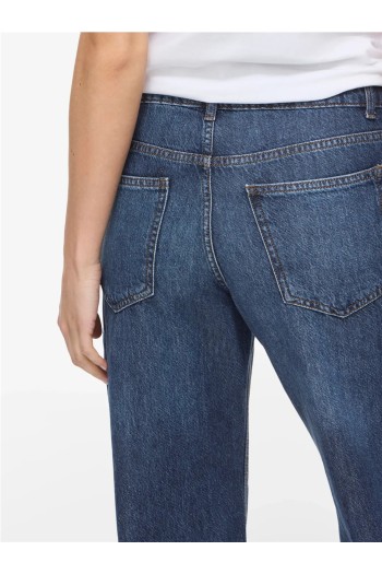 pantalon vaquero azul marino vipalma vila mujer