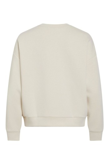 sudadera beige vireflect vila mujer