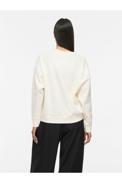 sudadera beige vireflect vila mujer