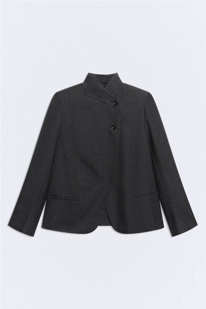 blazer gris oscuro ese o ese mujer
