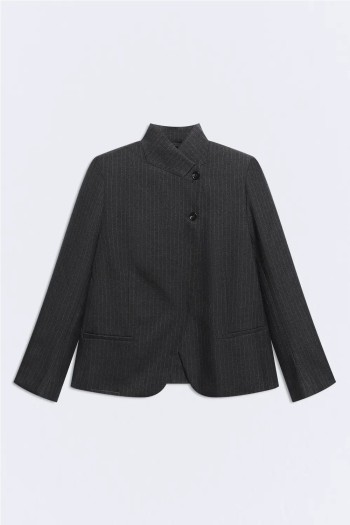 blazer gris oscuro ese o ese mujer