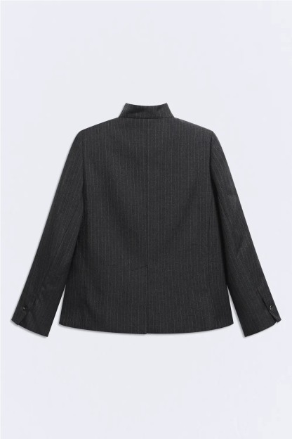 blazer gris oscuro ese o ese mujer