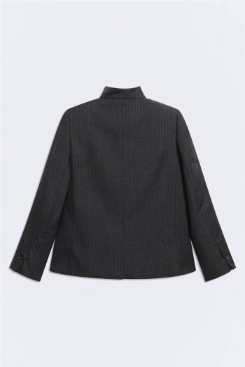 blazer gris oscuro ese o ese mujer