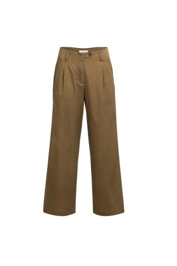 pantalon ancho marron yaya mujer