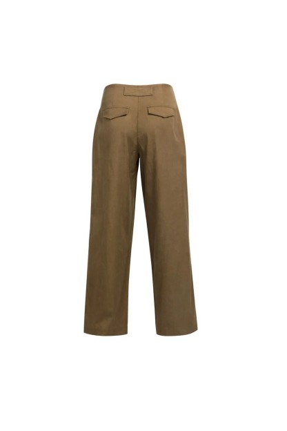 pantalon ancho marron yaya mujer 2