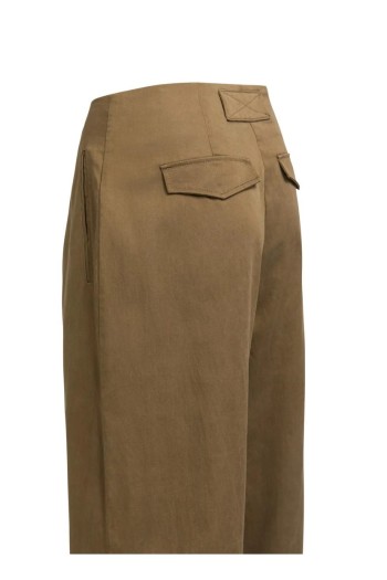 pantalon ancho marron yaya mujer