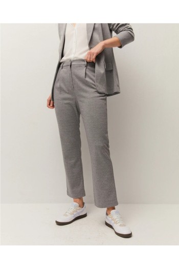 pantalon espiga gris system action mujer