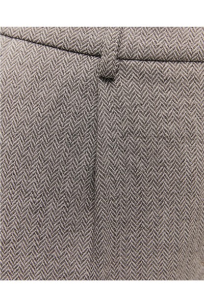 pantalon espiga gris system action mujer