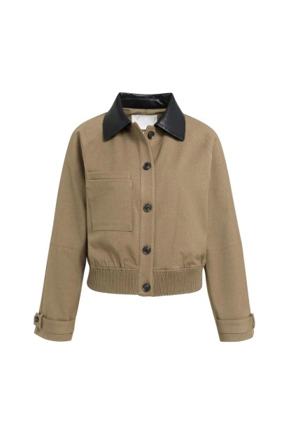 chaqueta marron yaya mujer