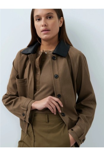chaqueta marron yaya mujer