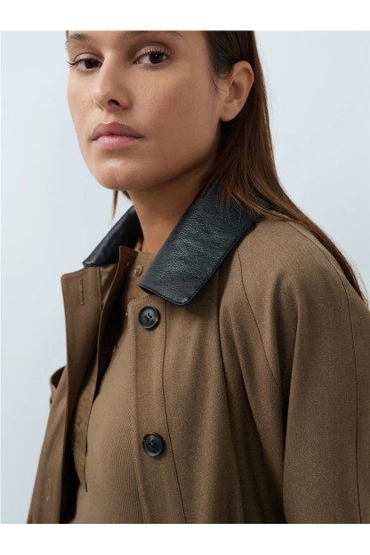 chaqueta marron yaya mujer