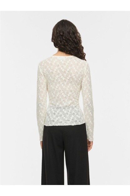 top encaje manga larga vifay vila mujer