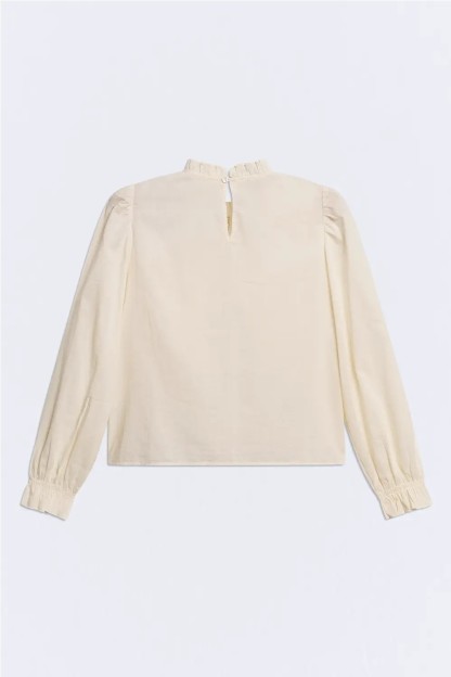 camisa celestina crudo bordados mujer ese o ese 2