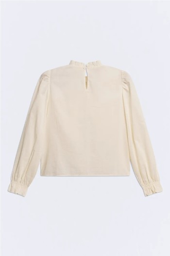camisa celestina crudo bordados mujer ese o ese