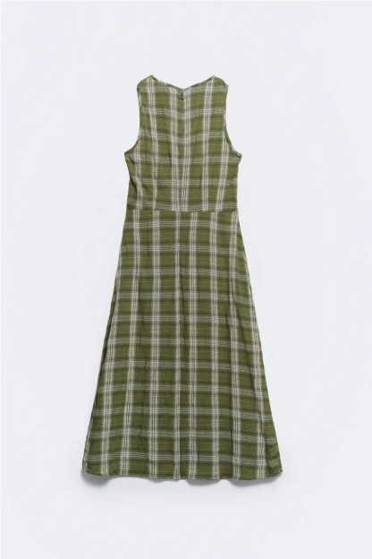 vestido rayas verde ese o ese erin mujer 2