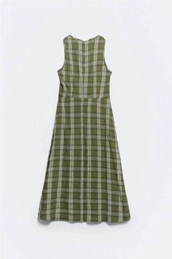 vestido rayas verde ese o ese erin mujer