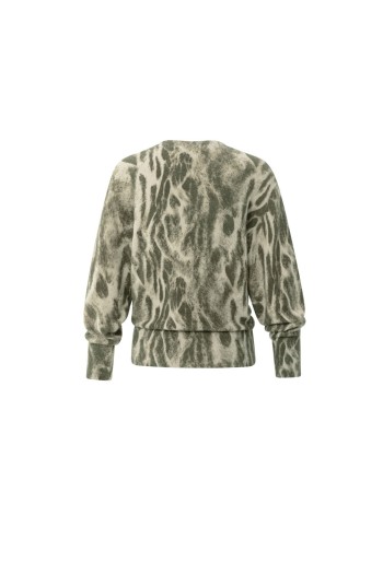 Jersey de punto en color caqui mujer YAYA