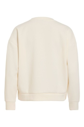 sudadera beige vireflect vila mujer