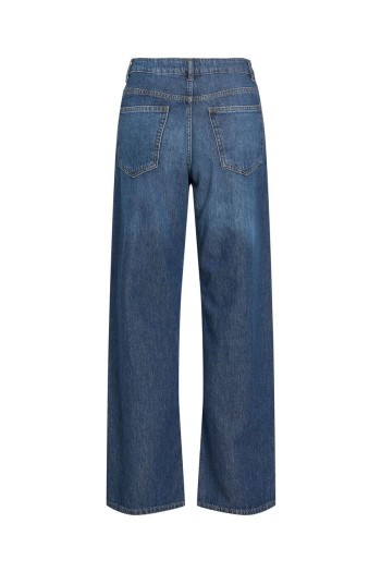 pantalon vaquero azul marino vipalma vila mujer
