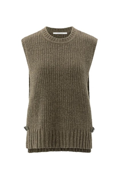 Jersey acanalado sin mangas de YAYA