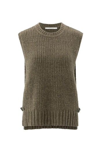 Jersey acanalado sin mangas de YAYA