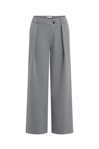 pantalon gris traje ancho mujer yaya