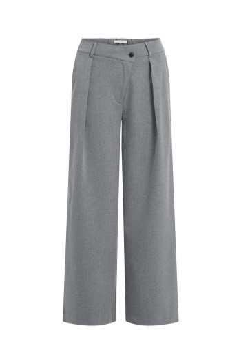 pantalon gris traje ancho mujer yaya