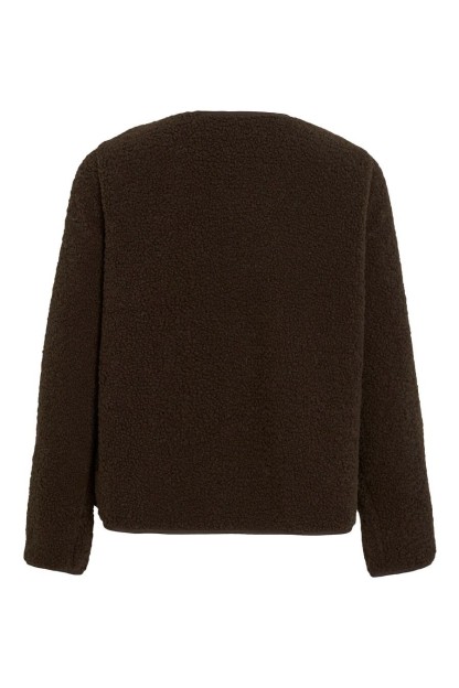 chaqueta borreguito viada mujer color marron vila