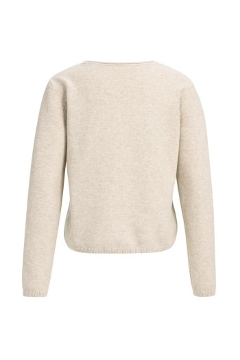 jersey yaya beige con cuello estraible