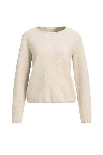jersey yaya beige con cuello estraible