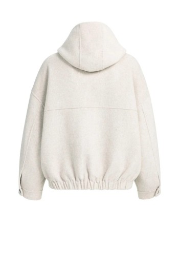 chaqueta yaya oversized con capucha