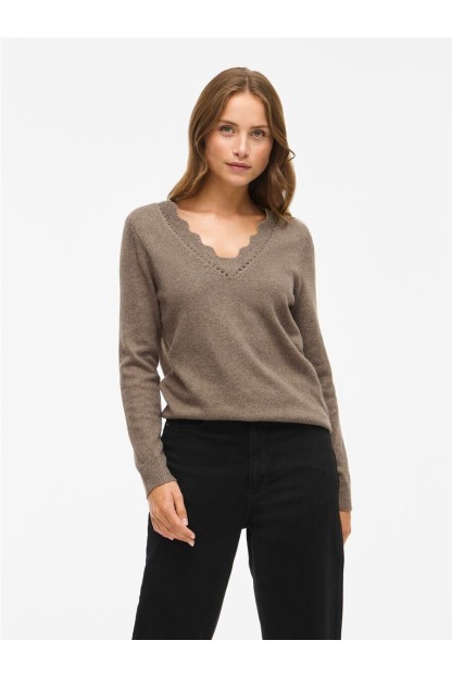 Jersey de cuello V mujer de vila