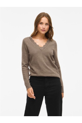 Jersey de cuello V mujer de vila