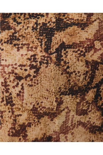 falda system con estampado de serpiente