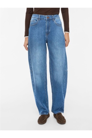 pantalon jean corte barrel vila