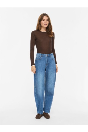pantalon jean corte barrel vila