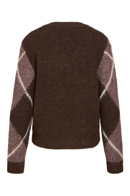 jersey vila cuello pico con rombos