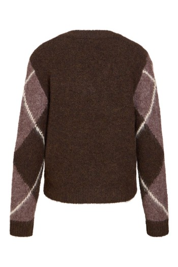 jersey vila cuello pico con rombos