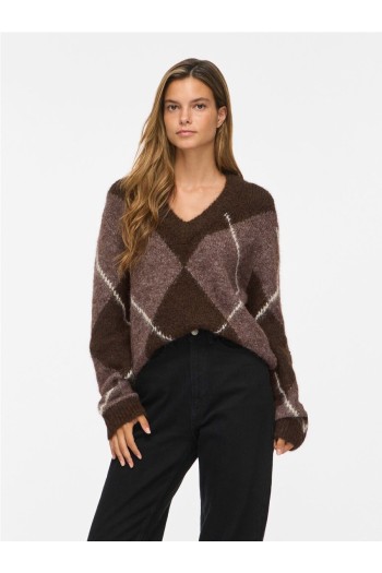 jersey vila cuello pico con rombos